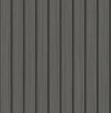 Seabrook Faux Wooden Slats Black Wallpaper