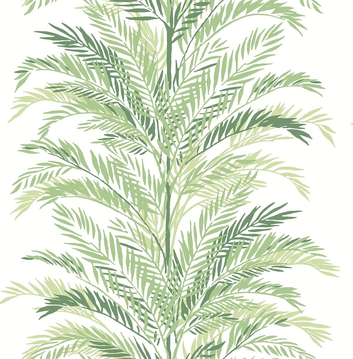 Seabrook Keana Palm Paradise Green Wallpaper