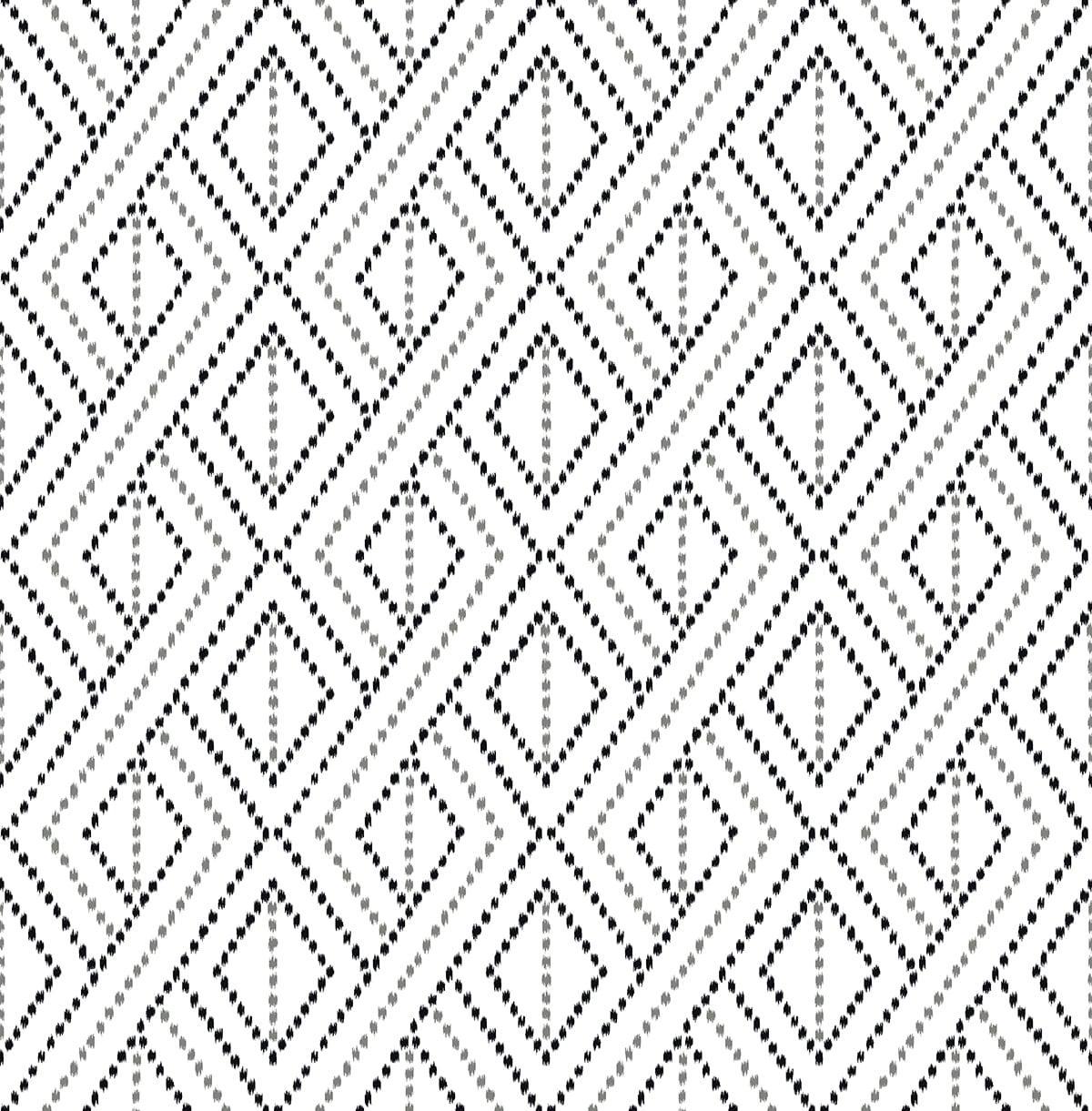 Seabrook Boho Grid Alloy Wallpaper