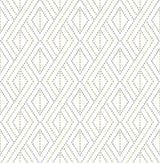Seabrook Boho Grid Yellow Wallpaper