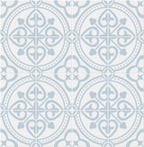 Seabrook Villa Mar Tile Hampton Blue Wallpaper