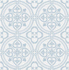Seabrook Villa Mar Tile Hampton Blue Wallpaper