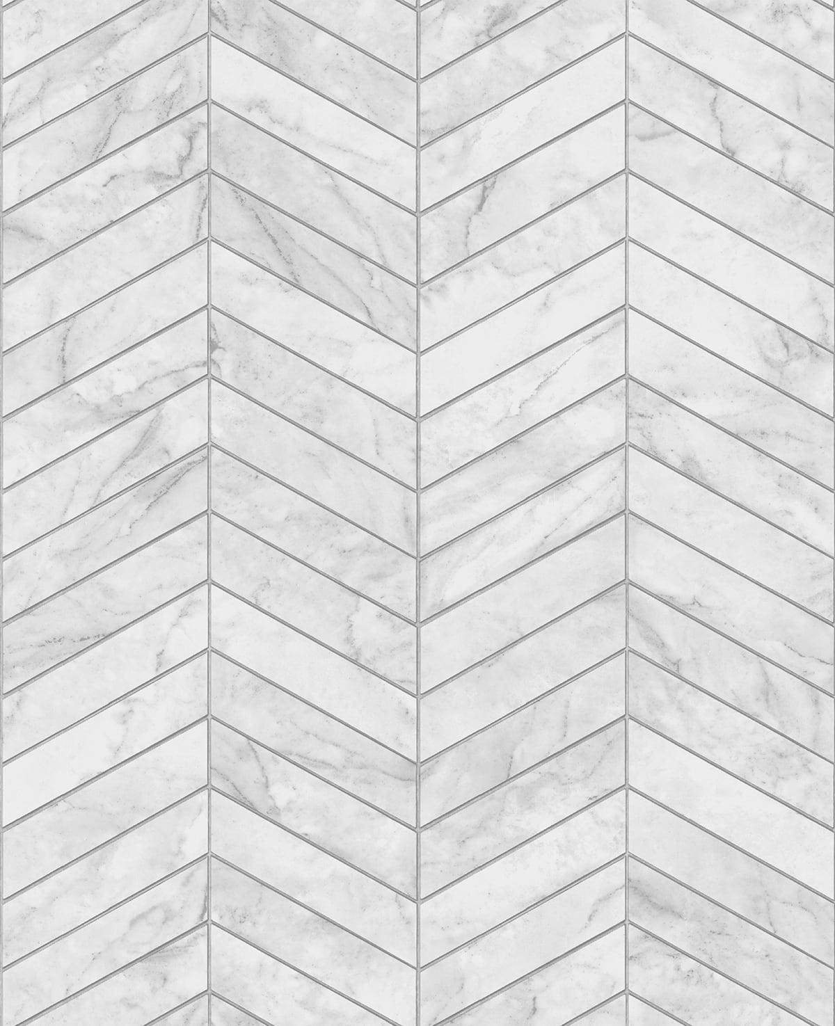 Seabrook Marbled Chevron Calcutta & Argos Grey Wallpaper