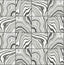 Seabrook Marbled Tile Ebony & Metallic Silver Wallpaper