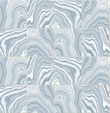 Seabrook Marbled Tile Lakeside Wallpaper