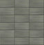 Seabrook Rib Tile Charcoal Wallpaper