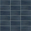 Seabrook Rib Tile Denim Blue Wallpaper