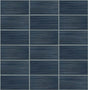 Seabrook Rib Tile Denim Blue Wallpaper