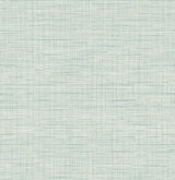Seabrook Mei Stringcloth Calming Mint Wallpaper