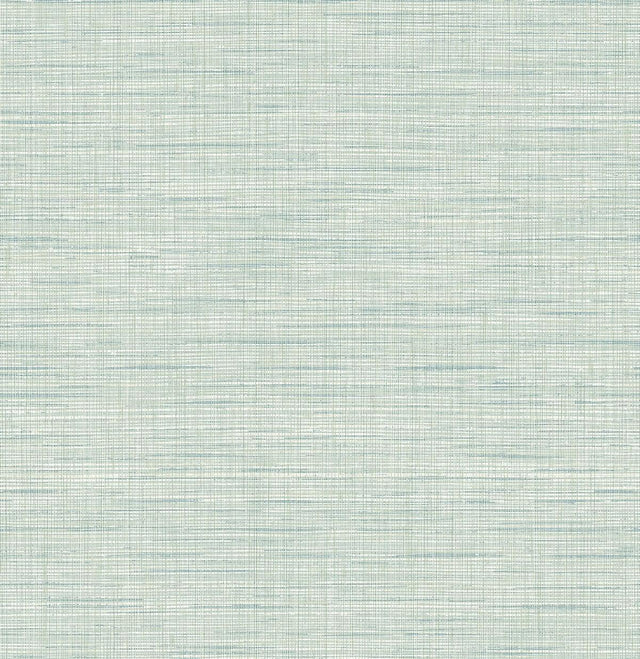 Seabrook Mei Stringcloth Calming Mint Wallpaper