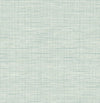 Seabrook Mei Stringcloth Calming Mint Wallpaper