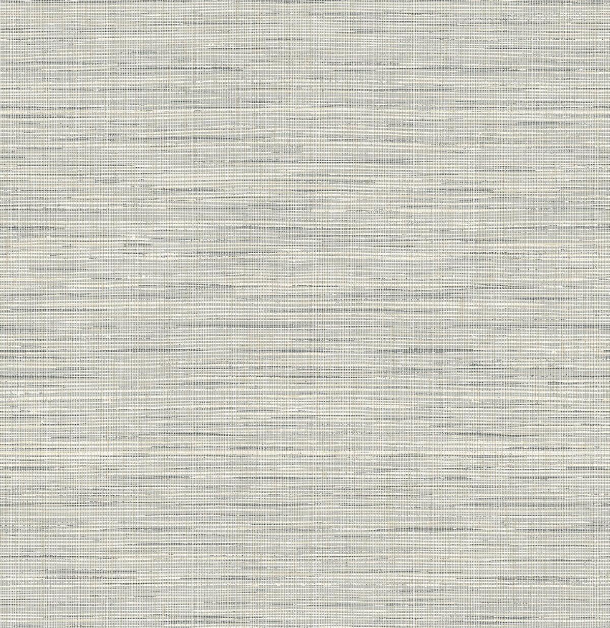 Seabrook Mei Stringcloth Grey Wallpaper