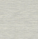 Seabrook Mei Stringcloth Grey Wallpaper