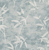Seabrook Honshu Bamboo Blue Smoke Wallpaper