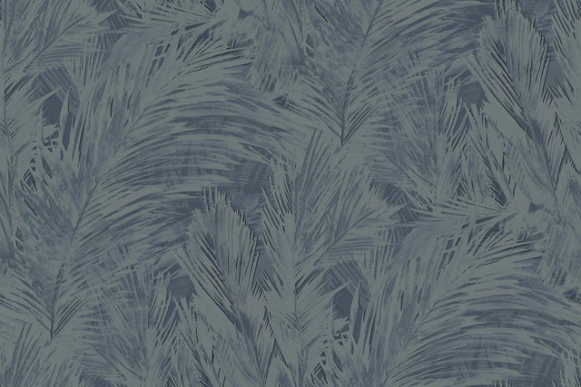 Seabrook Mari Navy Blue Wallpaper