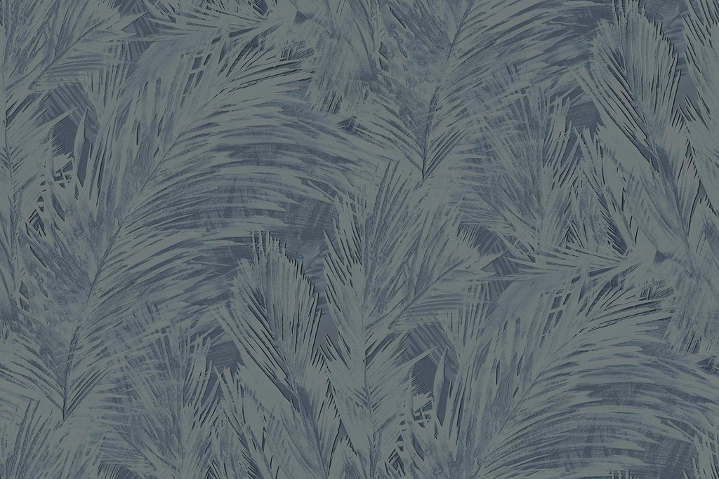 Seabrook Mari Navy Blue Wallpaper