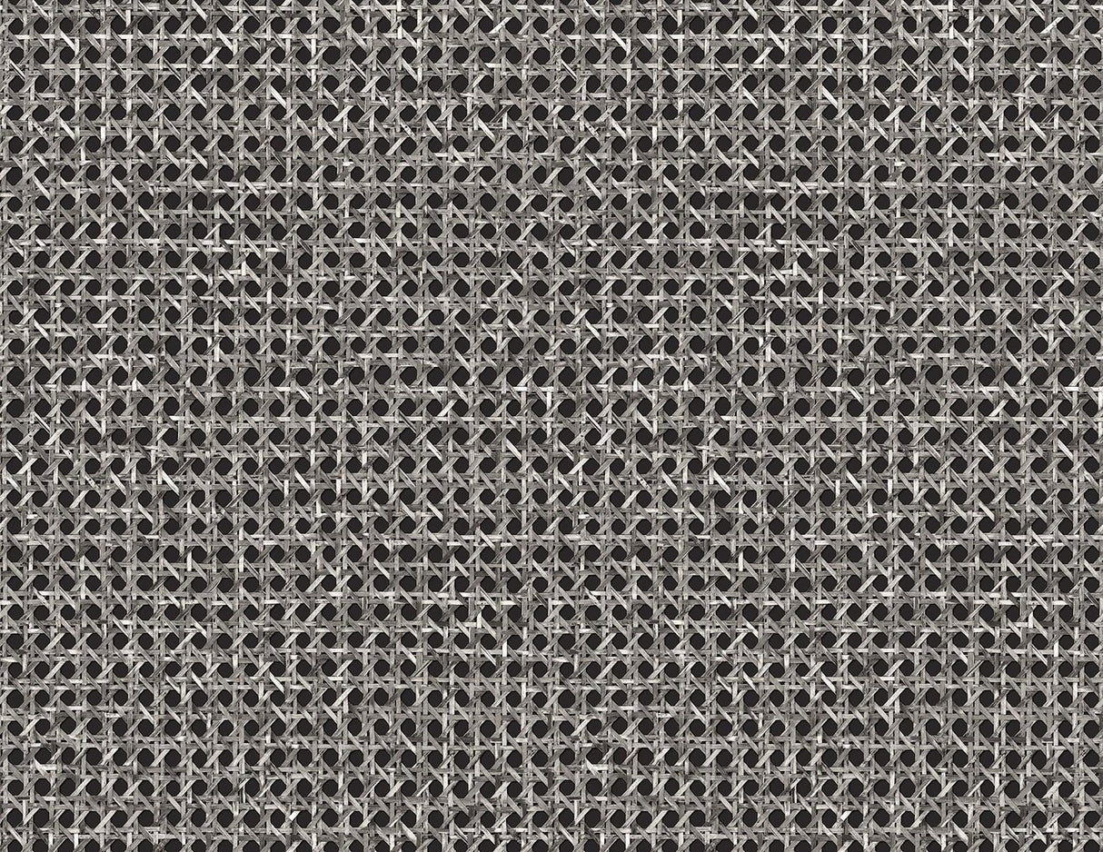 Seabrook Mika Black Wallpaper