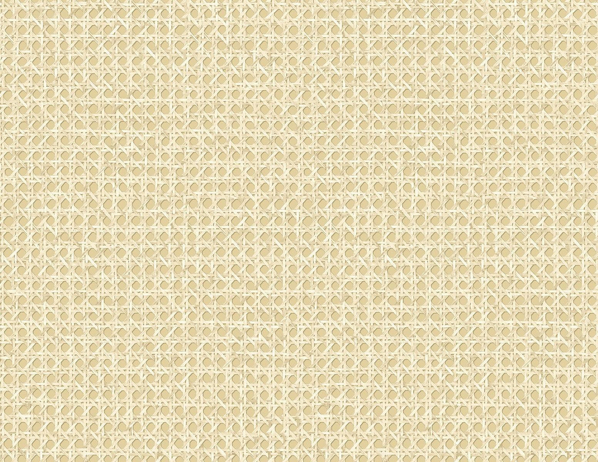 Seabrook Mika Wheat Wallpaper