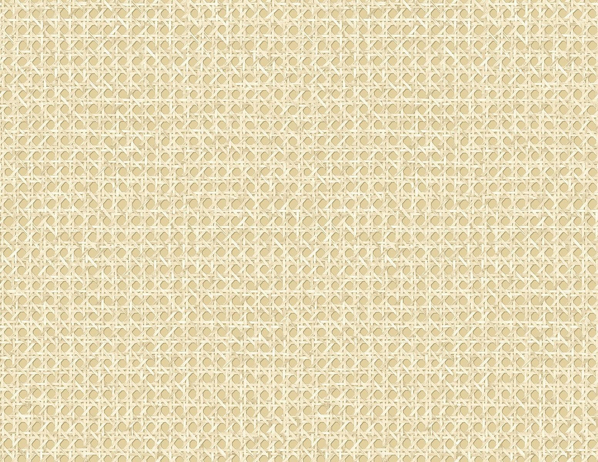 Seabrook Mika Beige Wallpaper