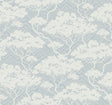 Seabrook Nara Stringcloth Blue Mist Wallpaper