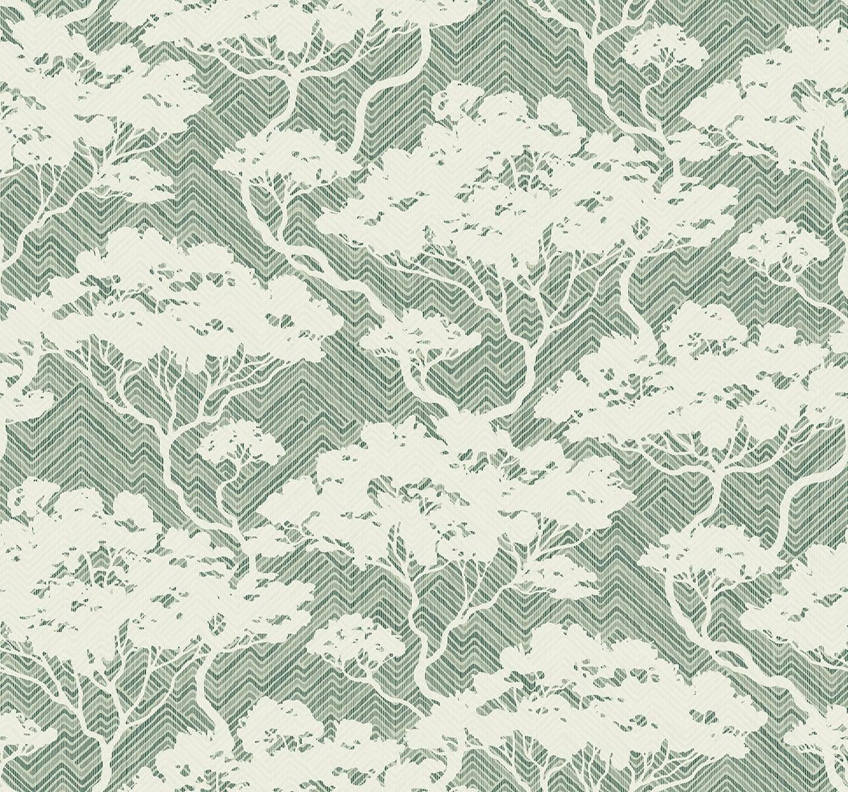Seabrook Nara Stringcloth Green Wallpaper