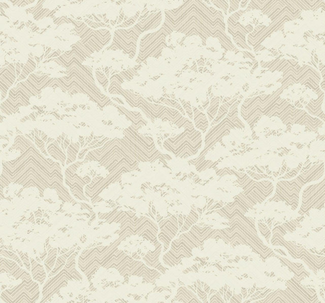 Seabrook Nara Stringcloth Linen Wallpaper