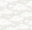 Seabrook Nara Stringcloth Fog Wallpaper