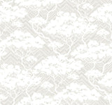 Seabrook Nara Stringcloth Grey Wallpaper