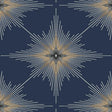 Seabrook North Star Navy Blue Wallpaper