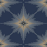 Seabrook North Star Blue Wallpaper