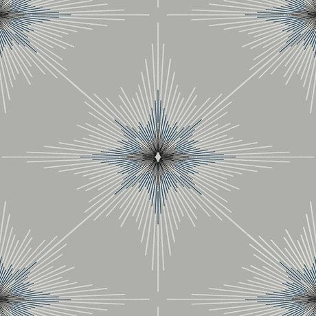 Seabrook North Star Grey Wallpaper