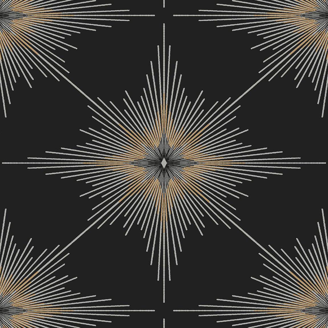 Seabrook North Star Ebony Wallpaper