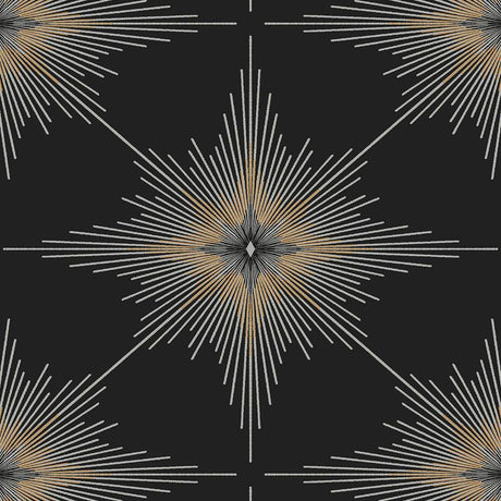 Seabrook North Star Ebony Wallpaper