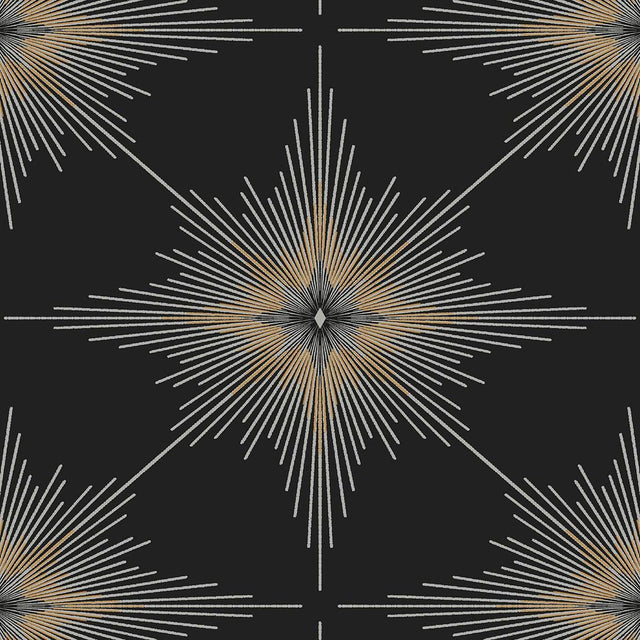 Seabrook North Star Ebony Wallpaper