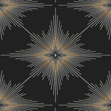 Seabrook North Star Black Wallpaper