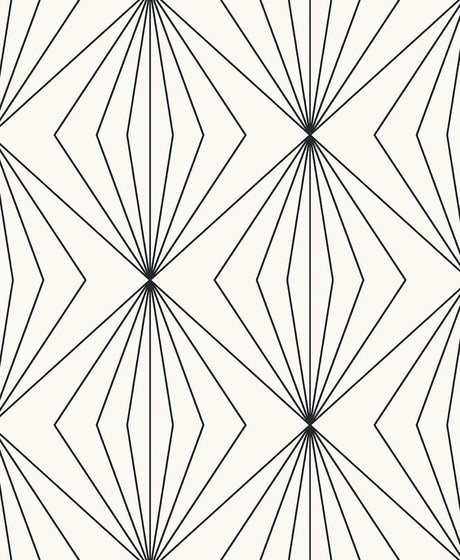 Seabrook Diamond Vector Black Wallpaper