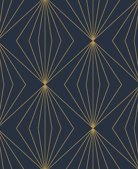 Seabrook Diamond Vector Blue Wallpaper