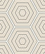 Seabrook Hex Topography Lunar Rock & Argos Grey Wallpaper