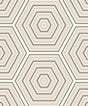 Seabrook Hex Topography Lunar Rock & Argos Grey Wallpaper