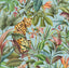 Seabrook Tropical Leopard Gloss Sky Blue Wallpaper