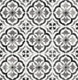 Seabrook Sorento Tile Black Wallpaper