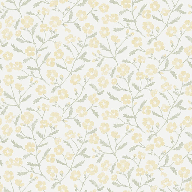 Borastapeter Mira Yellow Wallpaper