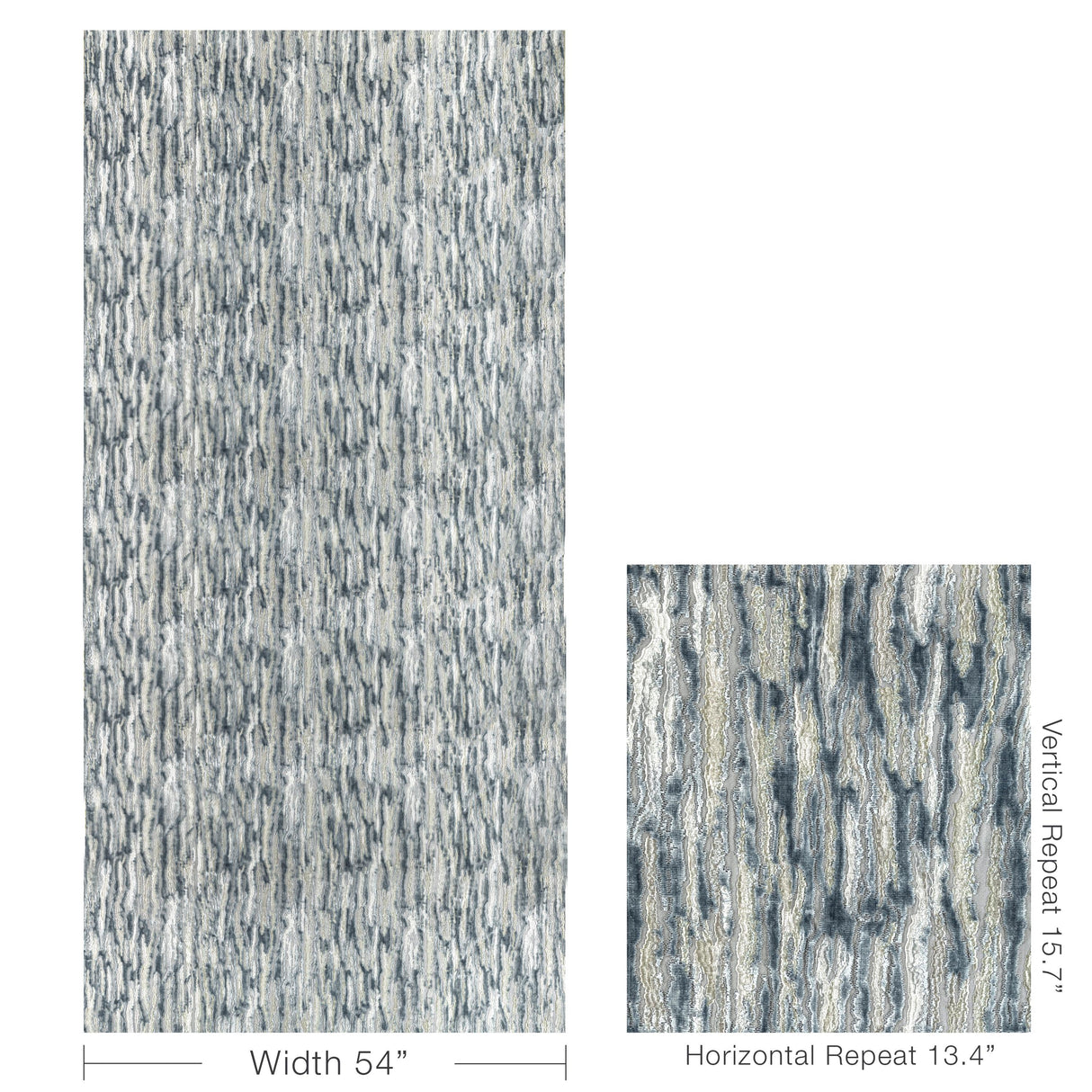 Kravet VELVET WAVES VAPOR BLUE Upholstery Fabric