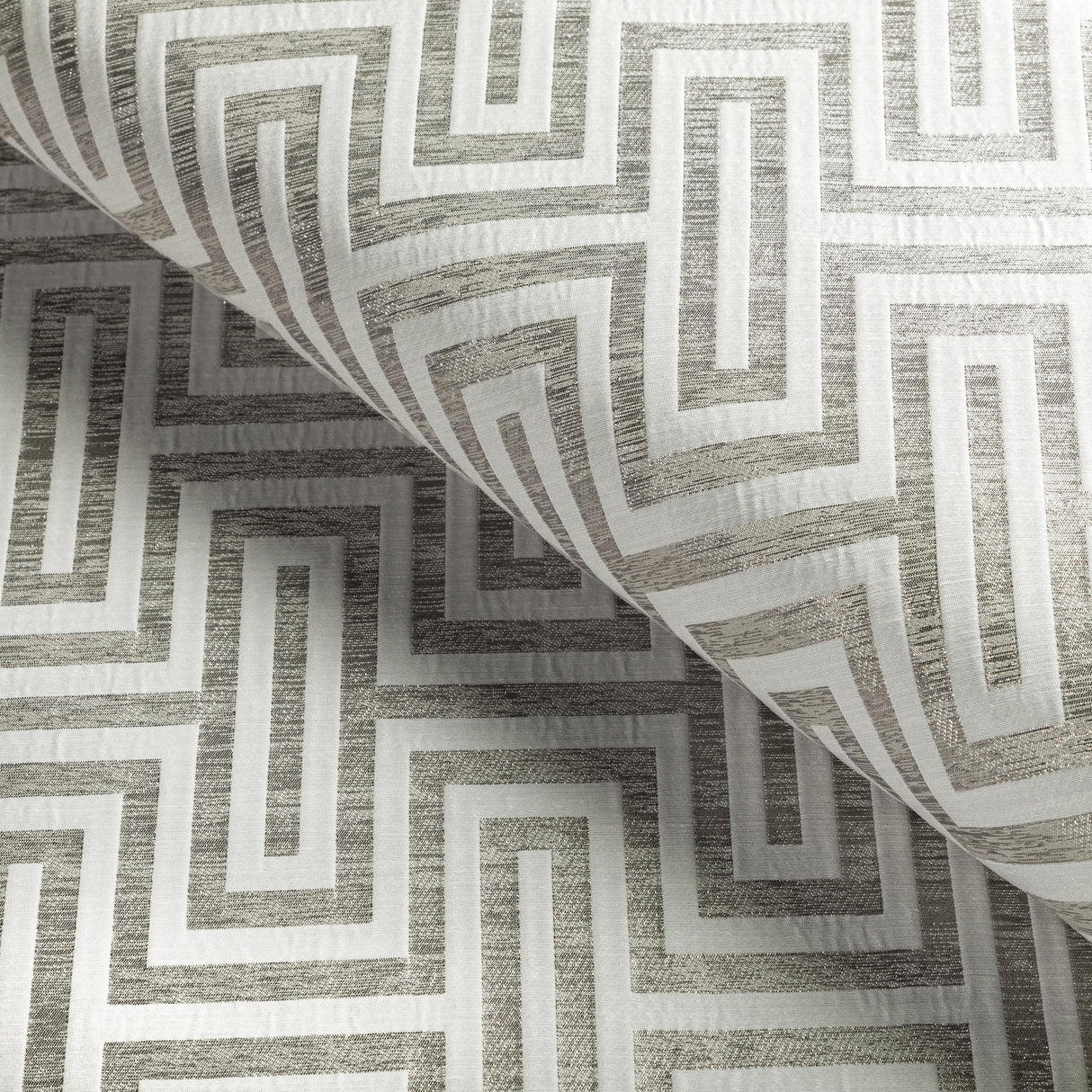 Kravet GEO GLAM IVORY PLATINUM Fabric