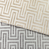 Kravet GEO GLAM IVORY GOLD Fabric