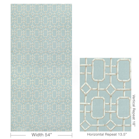 Kravet BAMBU FRET DELFT Fabric