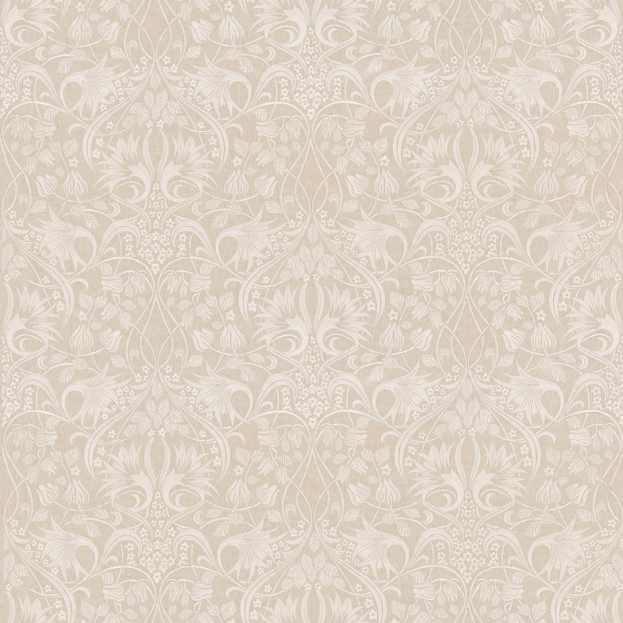 G P & J Baker FRITILLERIE EMBROIDERY NATURAL Drapery Fabric