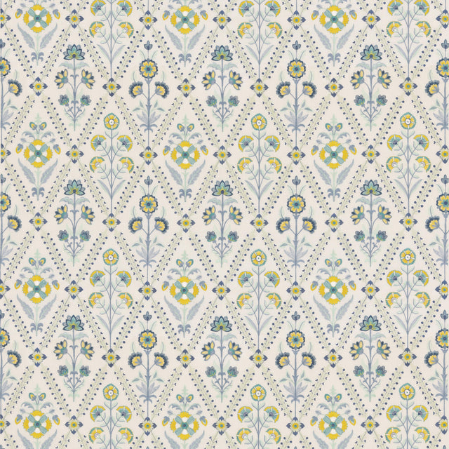 G P & J Baker PERRYCROFT BLUE Drapery Fabric