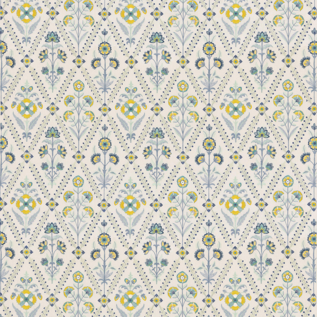 G P & J Baker PERRYCROFT BLUE Drapery Fabric