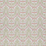 G P & J Baker BIRDS & CHERRIES COTTON SOFT BLUE Fabric